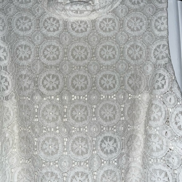 American Living White Lace Dress, Size 10 - Picture 3 of 6